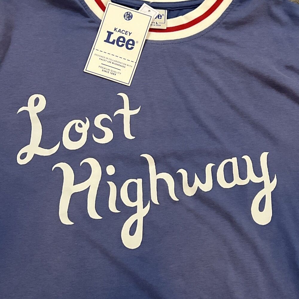 Kacey Musgraves Lee Collaboration Lost Highway Middle of Nowhere Tee - Large - Picture 2 of 7